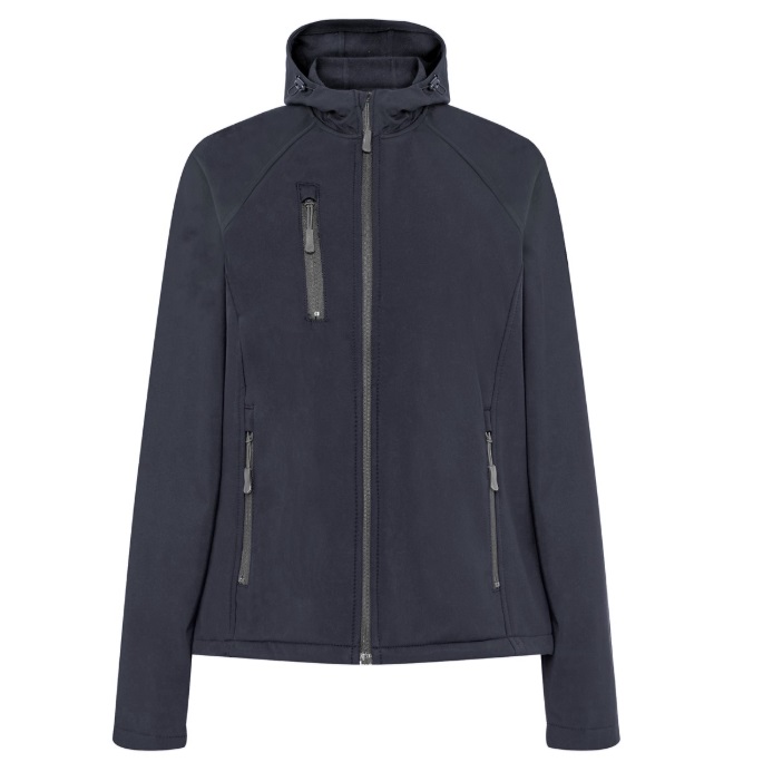 Women softshell jacket with hood